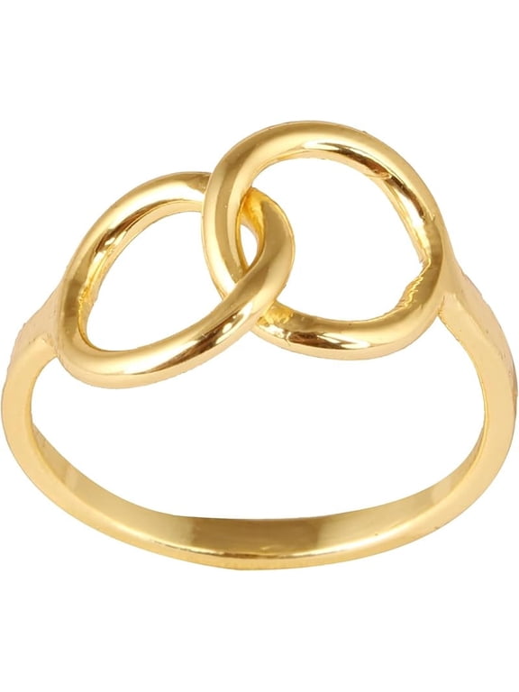Women's Brass Anti Tarnish Statement Ring for Dailywear,7