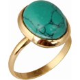 thumbnail image 1 of VISHUDDHA Women's Brass Anti Tarnish Statement Turquoise Ring Fashion Jewelry for Dailywear,7, 1 of 1