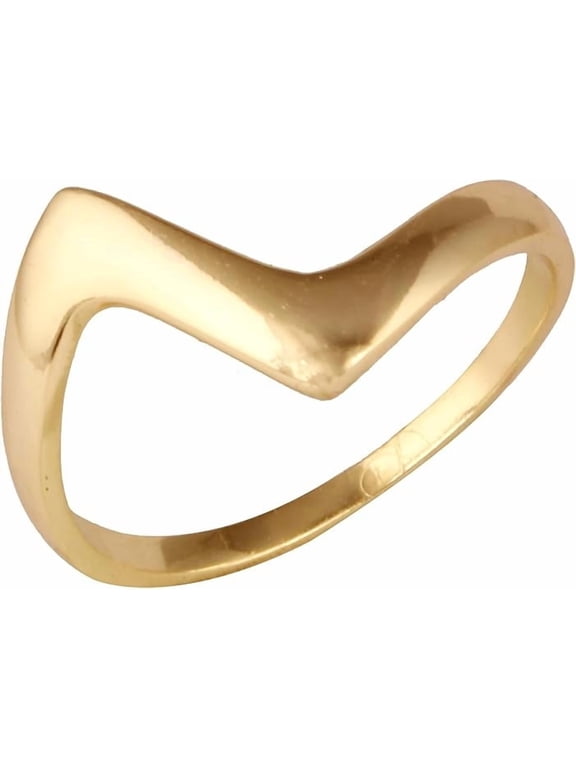 Women's Brass Designer Statement Band Ring Fashion Jewelry for Gift, 7
