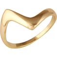 thumbnail image 1 of VISHUDDHA Women's Brass Designer Statement Band Ring Fashion Jewelry for Gift, 8, 1 of 1