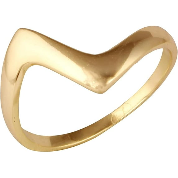 VISHUDDHA Women's Brass Designer Statement Band Ring Fashion Jewelry for Gift, 8