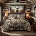 thumbnail image 1 of VISI-ONE Realtree Max-7 Camo Full 3 Piece Comforter Set – Unisex Rustic Farmhouse Bedding for RV, Camping Essentials, Outdoor Adventure, Universal Appeal for Cabin, Ranch, Lodge & Modern Spaces, 1 of 7