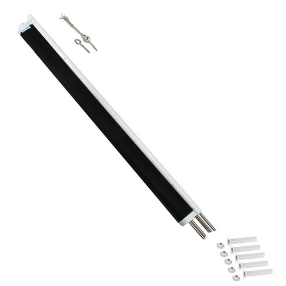 VISIGUARD by Sentry Safety CHILD SAFE POOL FENCE "The Most See Thru Pool Fence on The Market" 4' x 12' Black Mesh/White Border