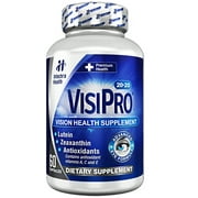 VISIPRO 20-20 Advanced Eye Health Formula - Essential Vision Vitamins, 60 Capsules- Intechra Health