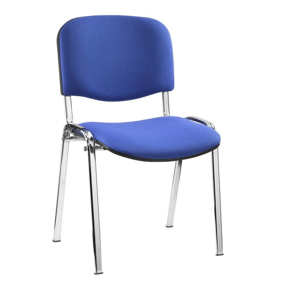 VISITOR CHAIR ISO BLUE CHROME (ISO CR 1.3 C06)