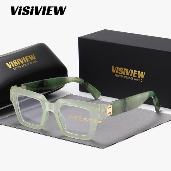 VISIVIEW Unisex Anti-Blue Light Glasses Retro Elegant Comfortable All-Day Wear for Daily Use
