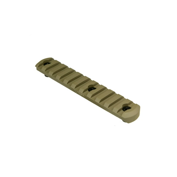 VISM Keymod Picatinny Rail, 6 KeyMod Slots, Tan