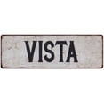 thumbnail image 1 of VISTA Vintage Look Rustic Metal 6x18 Sign City State 206180041028, 1 of 1