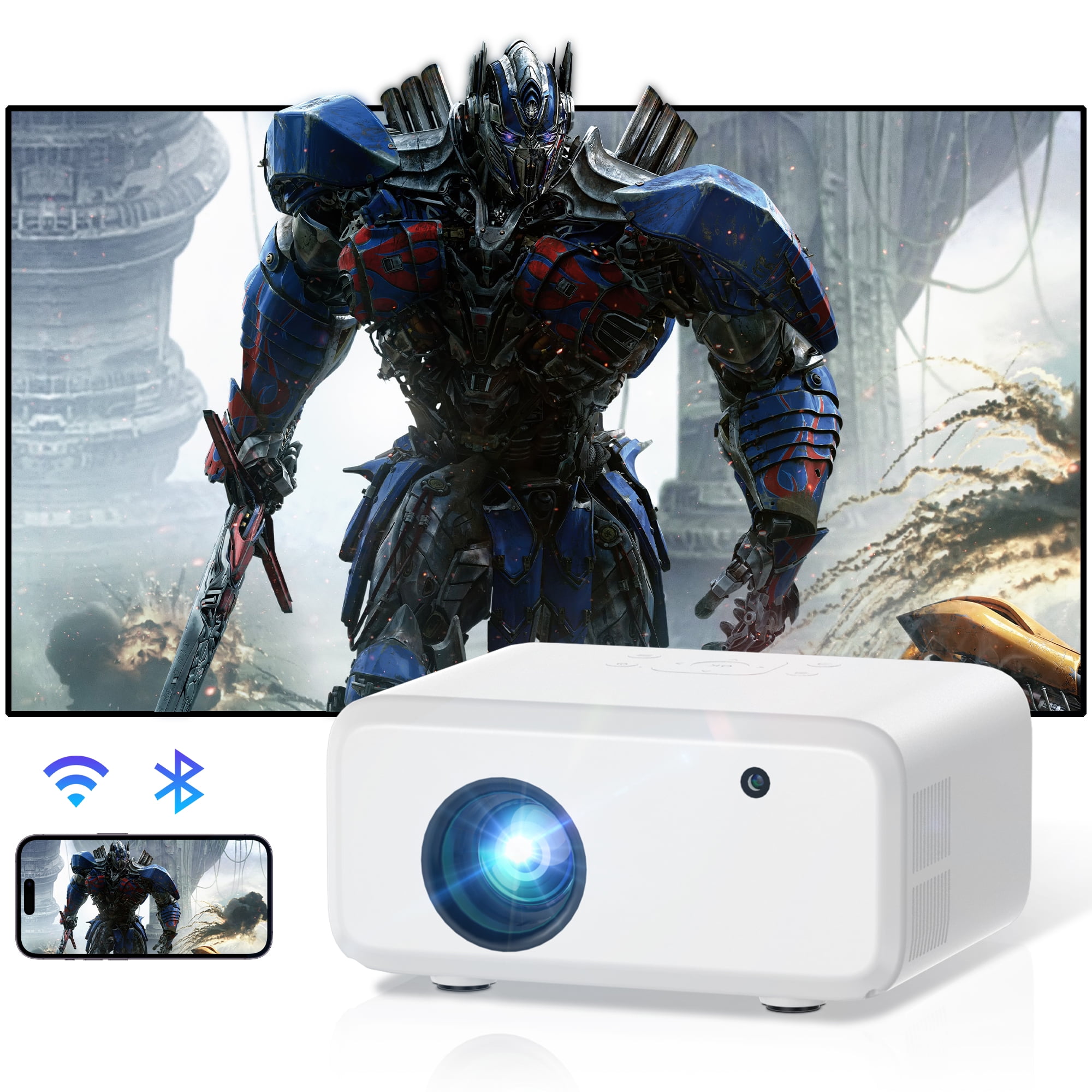 ★使用頻度　小　VANKYO GO200 小型プロジェクター★ VANKYO GO200 Smart Wi-Fi Mini Portable Projector with