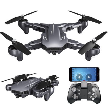 VISUO XS816 RC Drone with Camera 4K/Wifi FPV Foldable RC Quadcopter/Optical Flow Positioning/Gesture Photography/Altitude Hold Drone for Adult