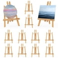 thumbnail image 1 of VISWIN 12" High Tabletop Display Easels - 12PCS, Foldable Wood Art Easels, 1 of 5
