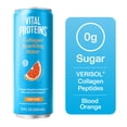 thumbnail image 1 of Vital Proteins, Collagen Sparkling Water, Blood Orange, VERISOL® Collagen Peptides + Vitamin C, 0g Sugar, Skin Support Drink, 12 FL OZ Can, 1 of 6