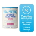 thumbnail image 1 of Vital Proteins Advanced Collagen Peptides Plus Creatine Monohydrate Powder, Supports Exercise Performance & Recovery, Strawberry Lemon, 12 oz, 1 of 9