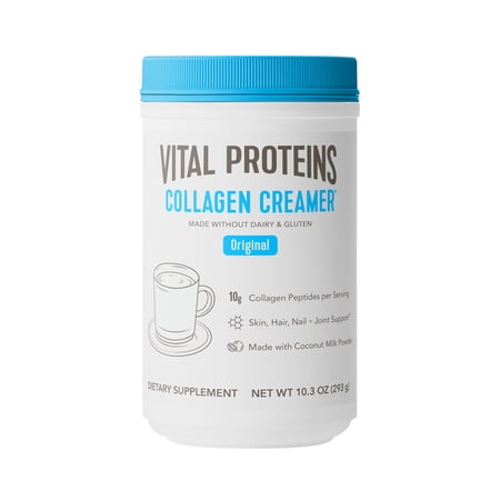 Vital Proteins Collagen Creamer made with Coconut Milk - 10g Collagen for Skin, Nail & Joint Support, Original, 10.3 oz