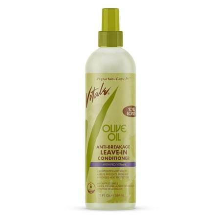 Vitale Olive Oil & Vitamin B5 Leave-In Conditioner Anti-Breakage Treatment - 100% Natural Olive Oil - Good on Color treated Hair Frizz-free Solution