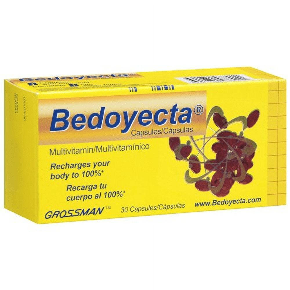 Bedoyecta Multivitamin Capsules with 30 Capsules - Walmart.com