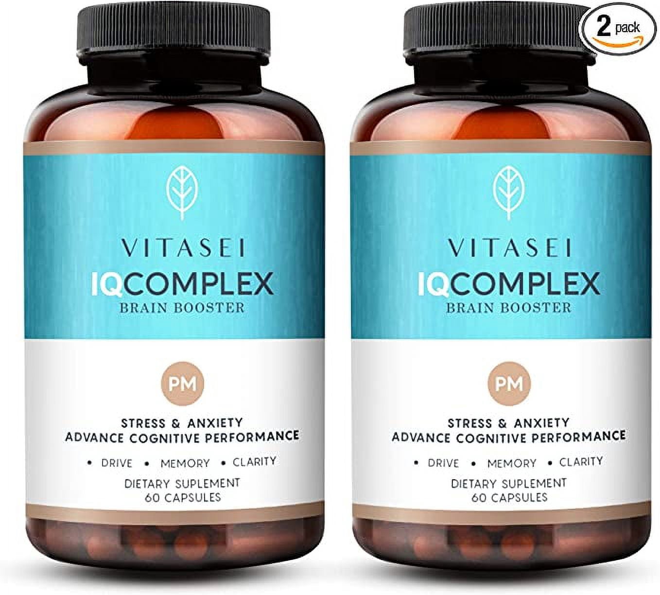 VITASEI IQ Complex PM Brain Booster Supplement,Nootropics Brain Support ...