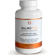 VITASEI Salmoflex Marine Collagen Peptides Pills W/Hyaluronic Acid, Vitamin C, D, E | Salmon Supplements - Hair, Skin, Nails | Multivitamin for Women & Men | Knee, Joint Relief - 60 Capsules