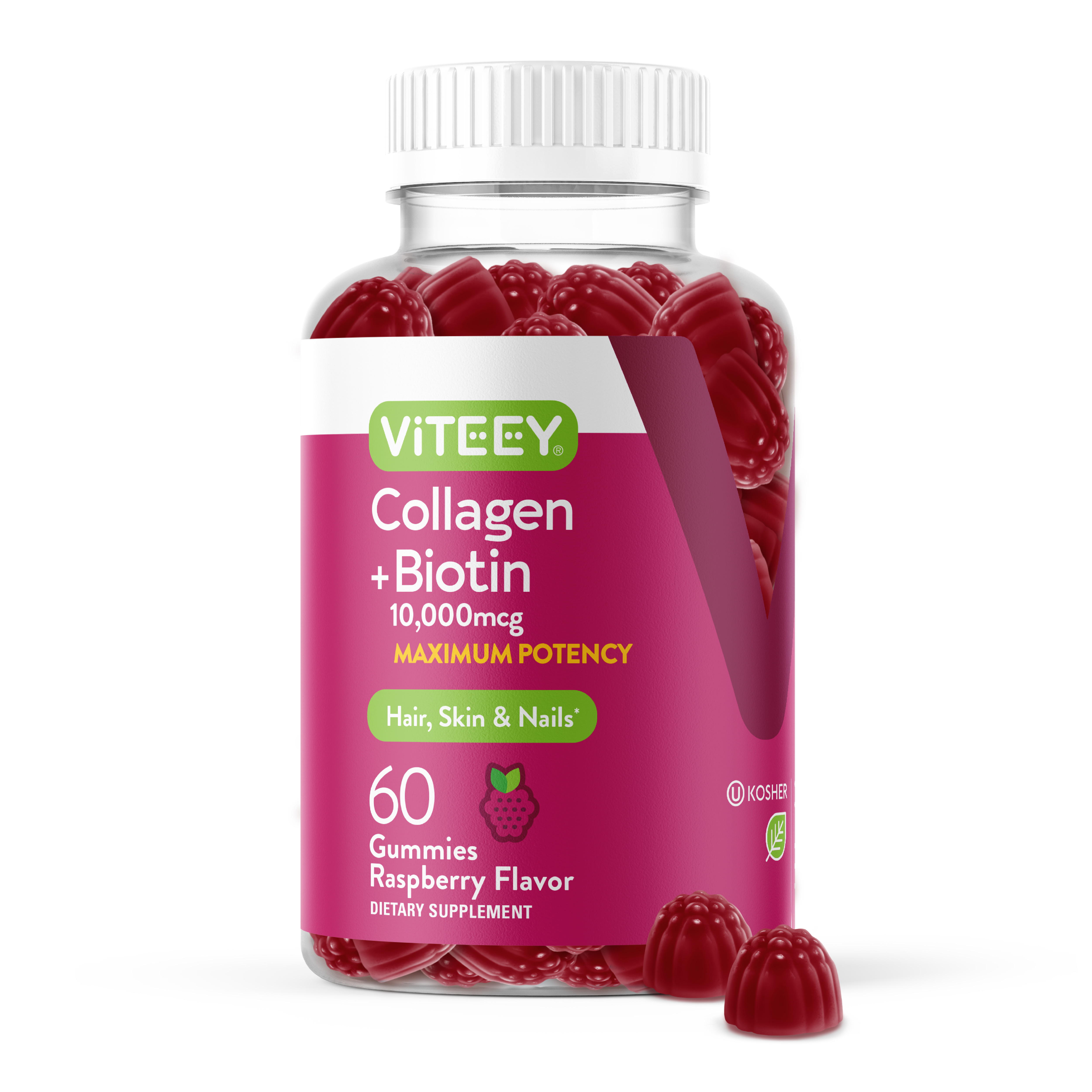 Alive Hair Skin And Nails Gummies Nature’s Way Alive! Hair, Skin & Nails Gummies, Collagen & Biotin