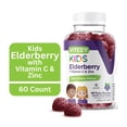 thumbnail image 1 of VITEEY Kids Elderberry Gummies with Vitamin C & Zinc, Immune Support, Berry Flavor, 60 Ct, 1 of 8