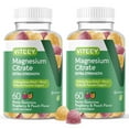 thumbnail image 1 of VITEEY Magnesium Gummies 170mg, Magnesium Citrate Stress Gummies, Raspberry and Peach Flavor, 60 Count, 2 Pack, 1 of 7