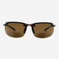 thumbnail image 1 of VITENZI Bifocal Sunglasses Semi Rimless Wraparound Readers for Reading Under the Monza Sun in Tortoise 3.00, 1 of 10