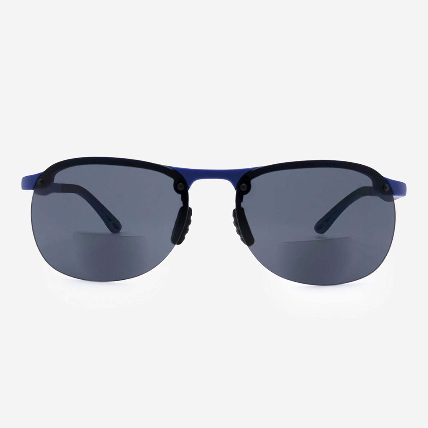 VITENZI Bifocal Reading Sunglasses - Librarian Style With UV400 Protection, Burgundy Frame, Rx 1.75 Magnification