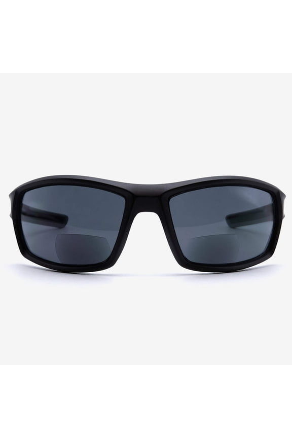 Bifocal Sunglasses Wraparound Readers for Reading Under the Lecce Sun in Blue 2.50