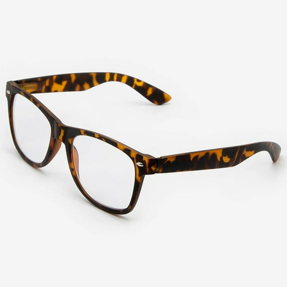 VITENZI Progressive Multifocal Reading Glasses Blue Light Blocking with Clear Multifocus Trifocal Lens Classic Readers Anti Fog Scratch Rimini in Tortoise 2.50