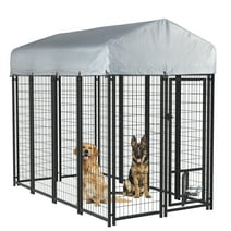 VITESSE 8x4x6 FT Heavy Duty Large Dog Kennel Playpen Outdoor with Secure Lock