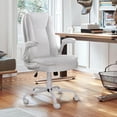thumbnail image 1 of VITESSE Ergonomic Office Chair with Flip-up Armrests, Big and Tall Leather Executive Office Chair, High Back Lumbar Support Home Computer Desk Chair, Heavy and Duty Computer Chair, 1 of 7