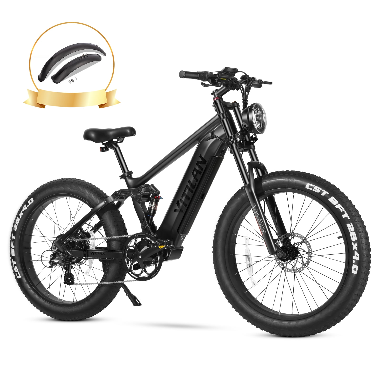 Mid Motor Belt Drive Fat Tire Bike Mid Drive Walmart Ebike $399