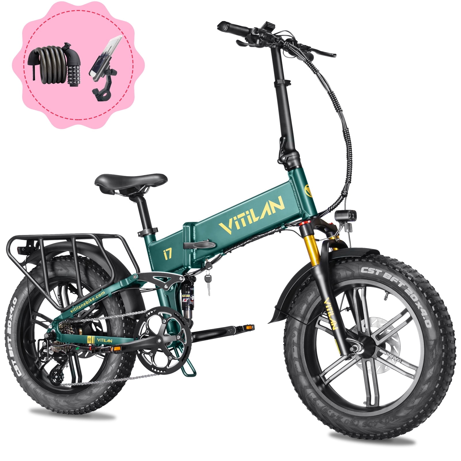 VITILAN i7 Pro Electric Bike for Adults 750W BAFANG Motor 48V 16Ah