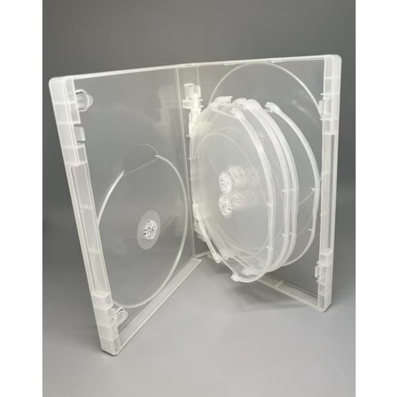 VIVA 10-Capacity DVD Storage Case, Super Clear, 5 Total Count