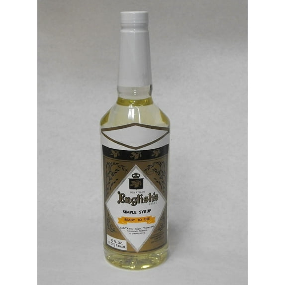 VIVA - 32Oz. (1X) Jonathan English Bar Simple Syrup Liquid Cane Sugar Cocktail Mixer