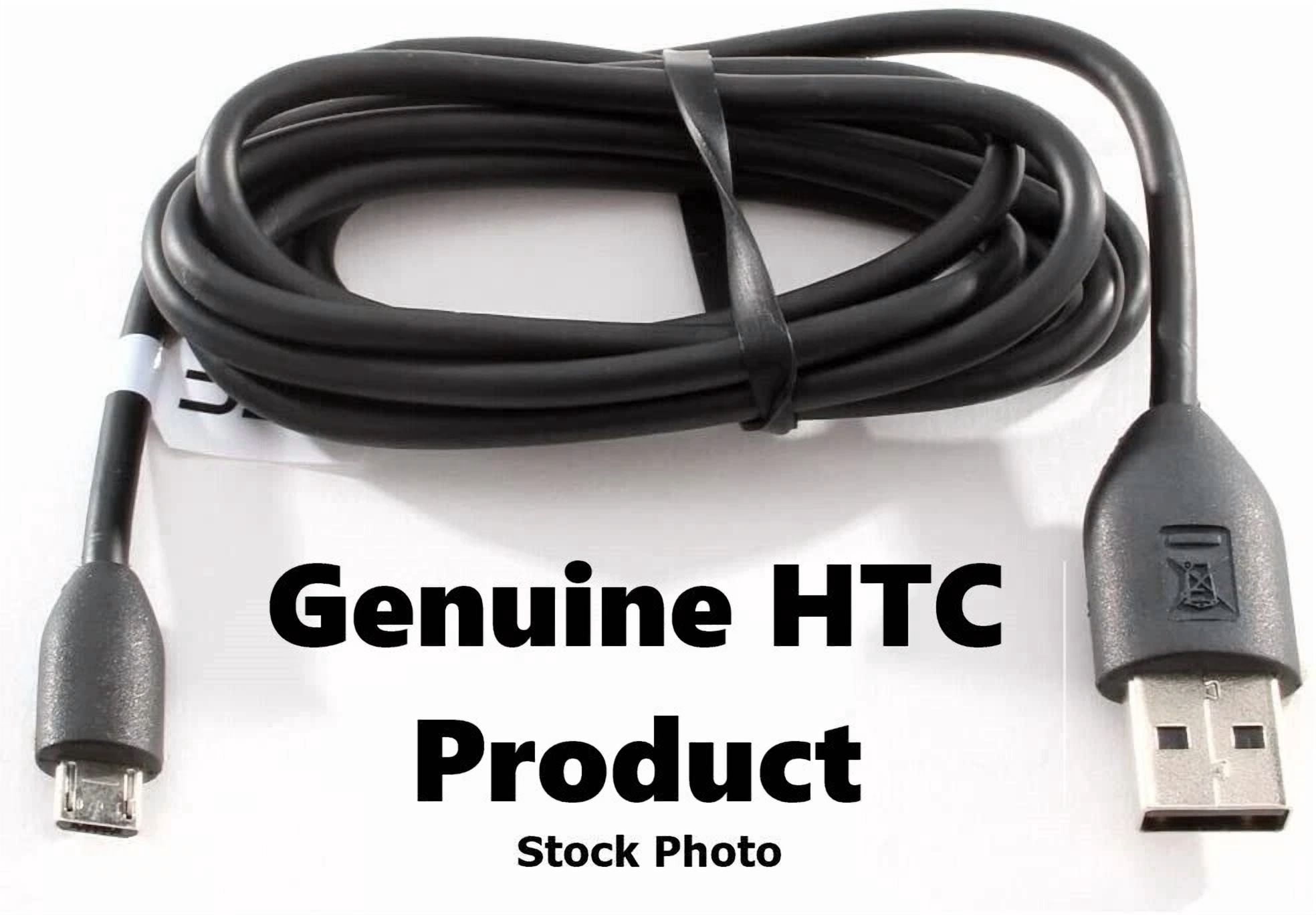 VIVA - Black Htc Micro Usb Cable (Genuine) - Compatible With Most Htc Phones