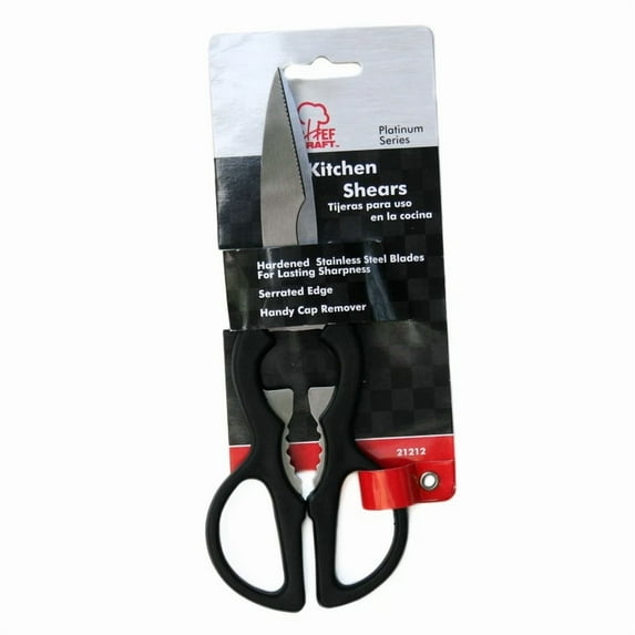 VIVA - Chef Craft 21212 Stainless Steel Blade Kitchen Scissors 8 In. (Pack Of 3)