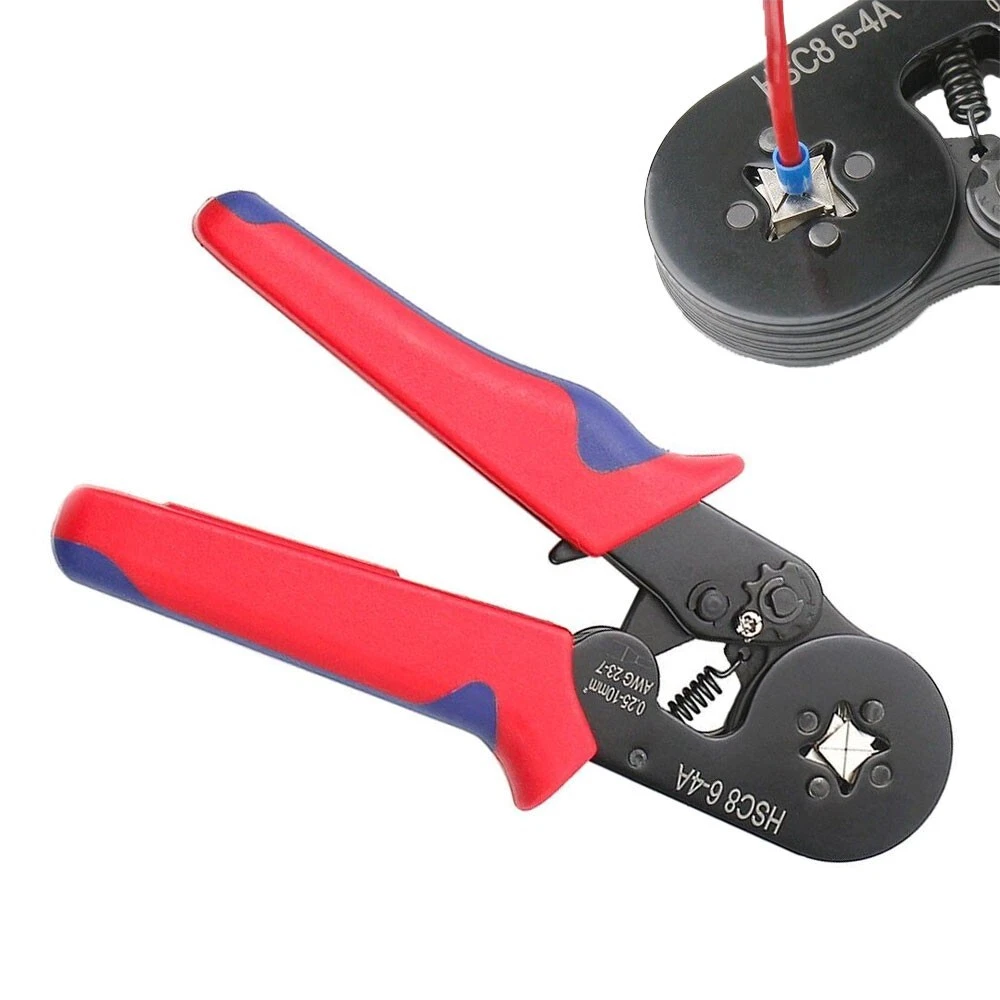 VIVA - Ferrule Ratchet Crimper Plier Electrical Terminals Kit Cable Wire Crimping Tool