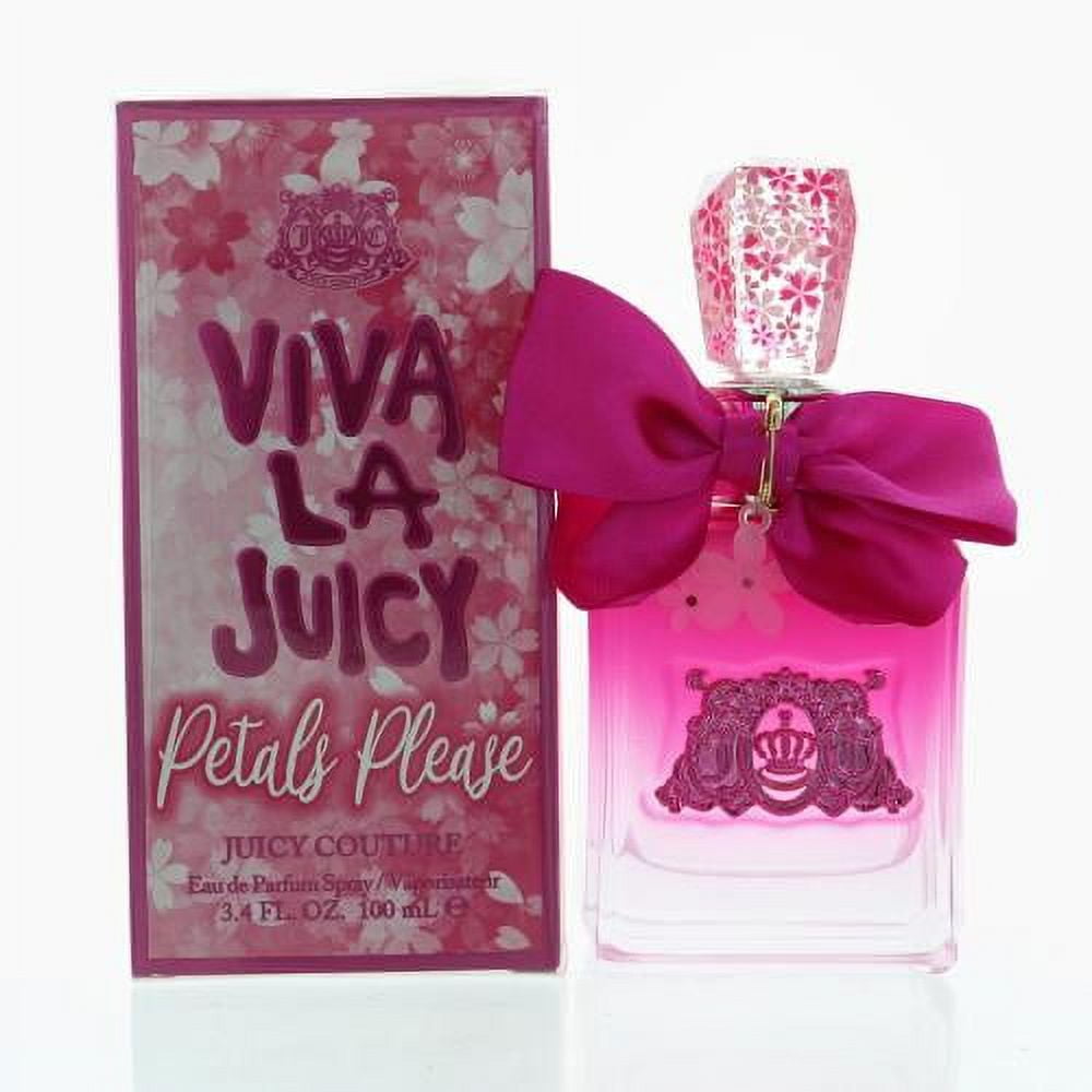 VIVA LA JUICY PETALS PLEASE WOMEN 3.4 OZ EAU DE PARFUM SPRAY BOX