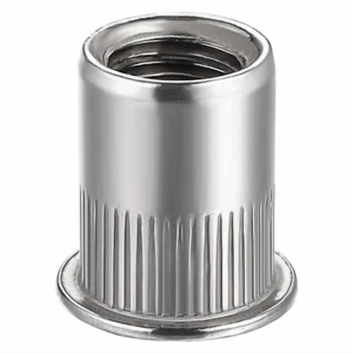 VIVA - Wensilon Rivet Nut 1/4"-20Unc 100Pcs Stainless Steel 304 Finish Flat Head Riv...