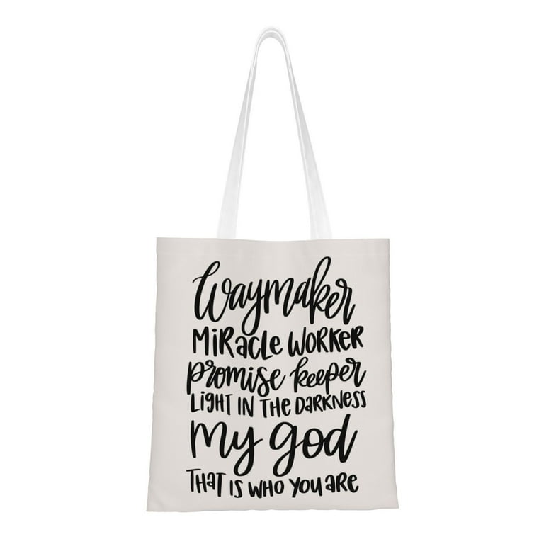 Made for Worship Christian Tote Bag For your Miracles Made for Worship Christian Tote Bag For your Miracles