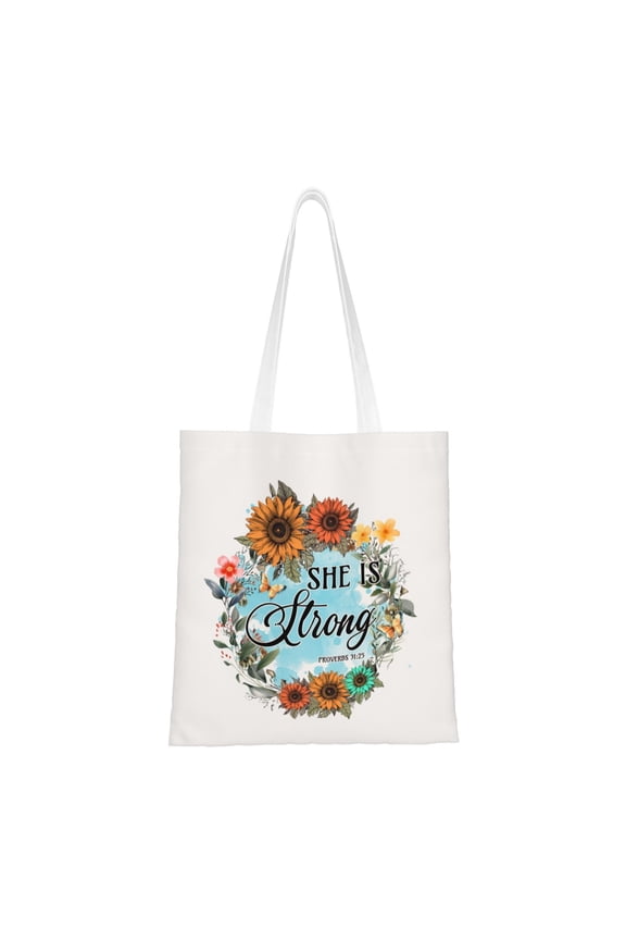 Christian Tote Bags for Women Vintage Canvas Tote Bag for Women Bible Tote Bags for Women Christian Gifts for Women Faith Church Bags for Women Bible Carrier with Bible Verse Proverbs 31:25