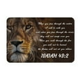 thumbnail image 1 of VIVACITE Prayer Mat Christian Gifts for Women Men Faith Religious Spiritual Gifts for Women Prayer Rug with Bible Verse Christian Decor Area Rug for Pray and Meditaion Scripture Isaiah 43:2, 24"X16", 1 of 5