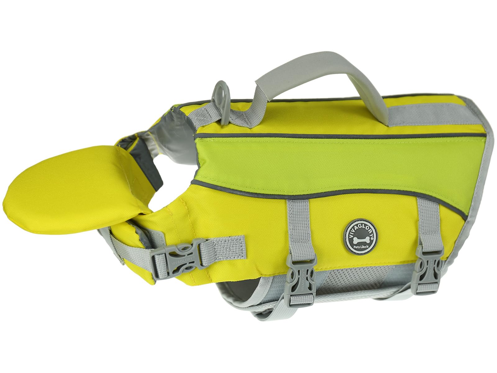 VIVAGLORY Dog Life Jacket DHF10 with Removable Front Float, Life Vest