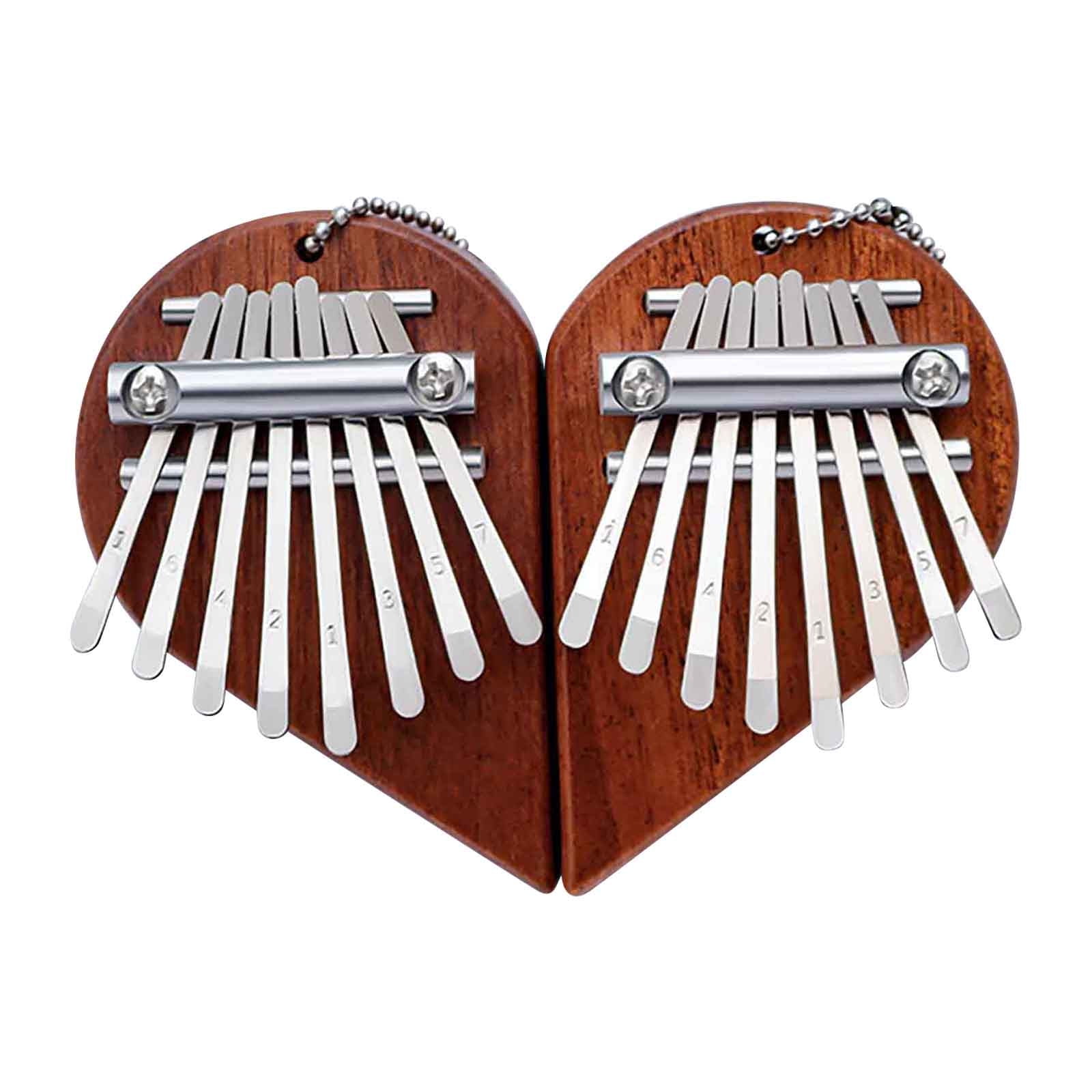 VIVAWM 8-tone Mini Thumb Harp, Two Halves, Sinceres Sabili Mini Finger ...