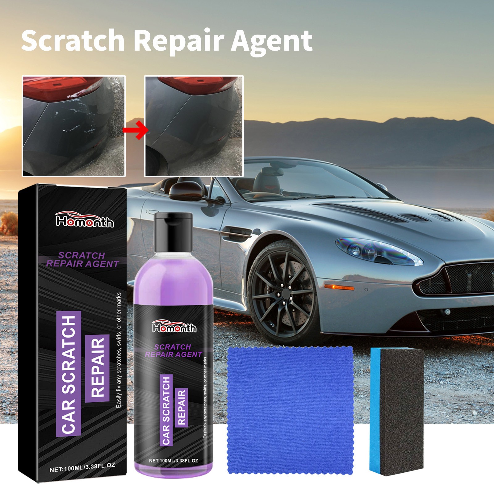 VIVAWM Car Scratch Remover Ultimate Scratch And Swirl Remover Repair