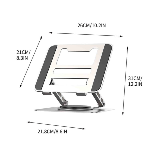 VIVAWM Laptop Stand Aluminum Alloy Rotating Bracket Notebook Bracket