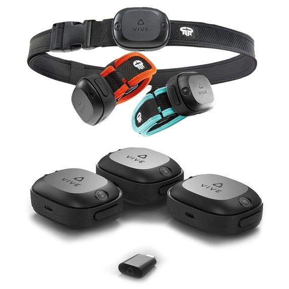 HTC VIVE Ultimate Tracker 3+1 Kit with TrackStrap Set - Walmart.com