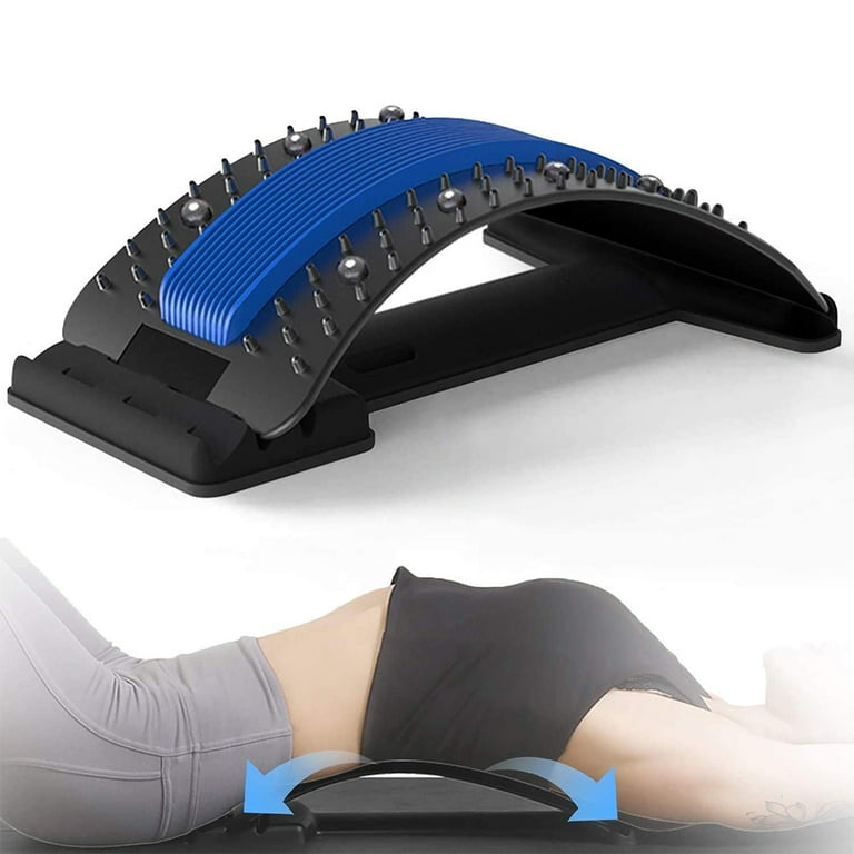 Adjustable Back Massage Stretcher, Lumbar Back Pain Relief Device