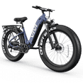 thumbnail image 1 of VIVI Electric Bike for Adults, 26x4.0" Fat Tire Mountain Bicycle,Max 25MPH, 750W Motor with 48V 15Ah Removable Battery, 7-Speed Electric mountain bike, UL2849, 1 of 10